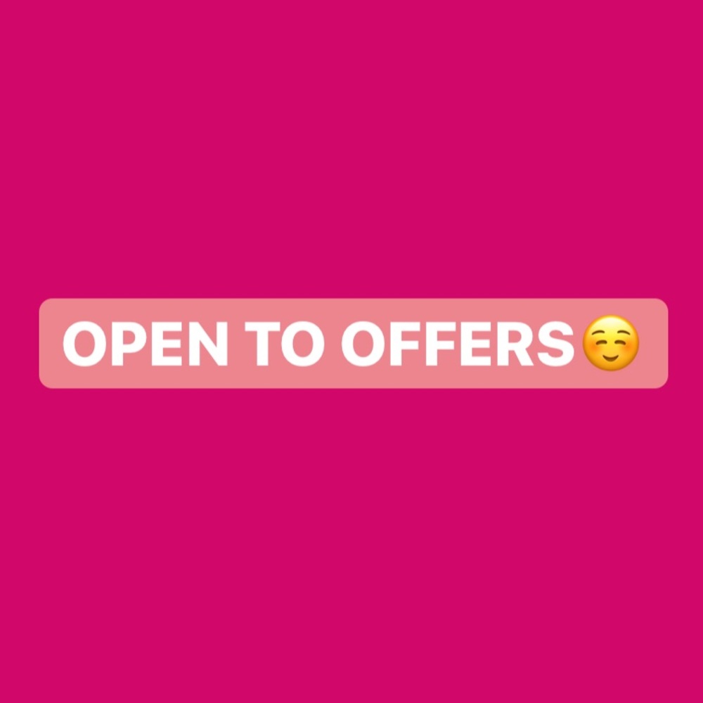 Open to offers!